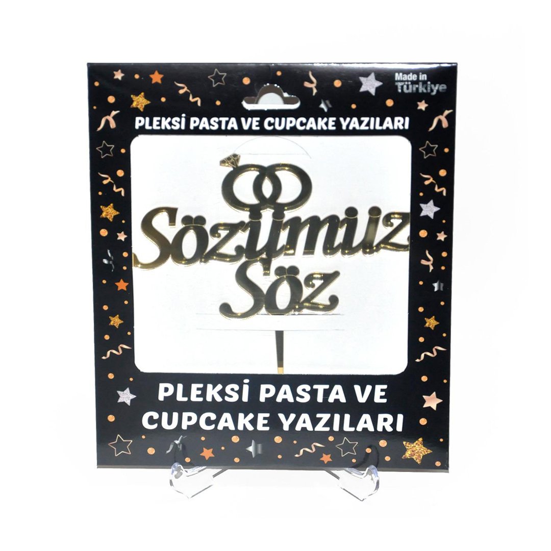 sözümüz-söz-pasta-süsü-gold