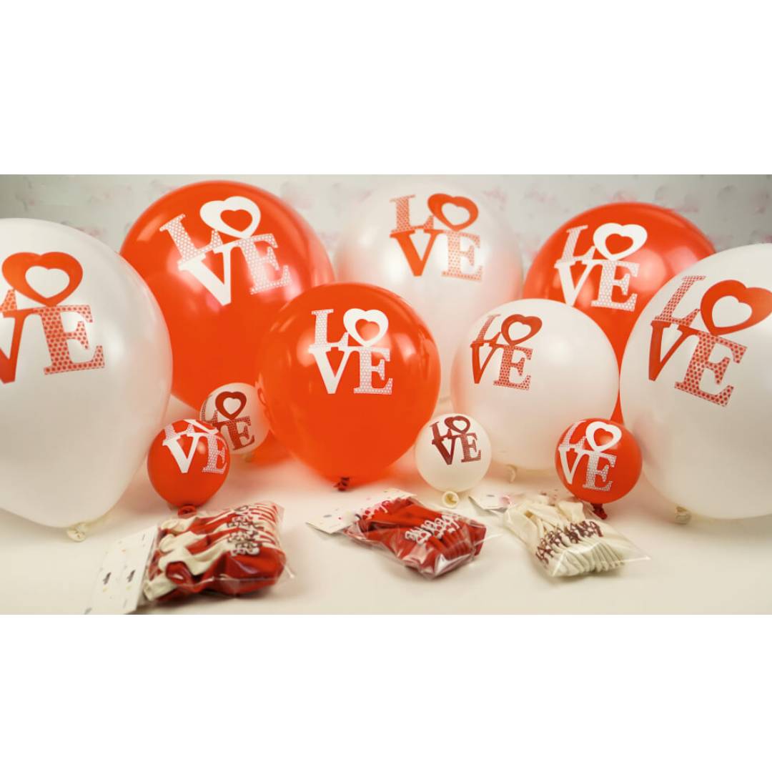 love-desenli-balon-100-adet